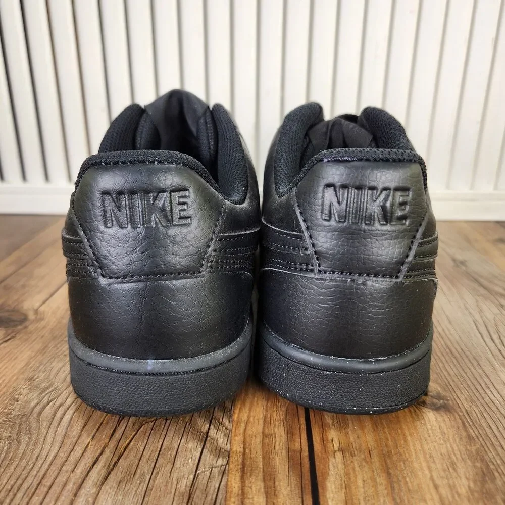 Nike Court Vision Lo NN Mens 8.5 Triple Black Athletic Sneakers Shoes DH2987-002